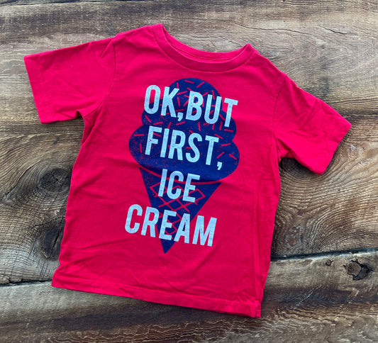 The Children’s Place 4T But First, Ice Cream Tee