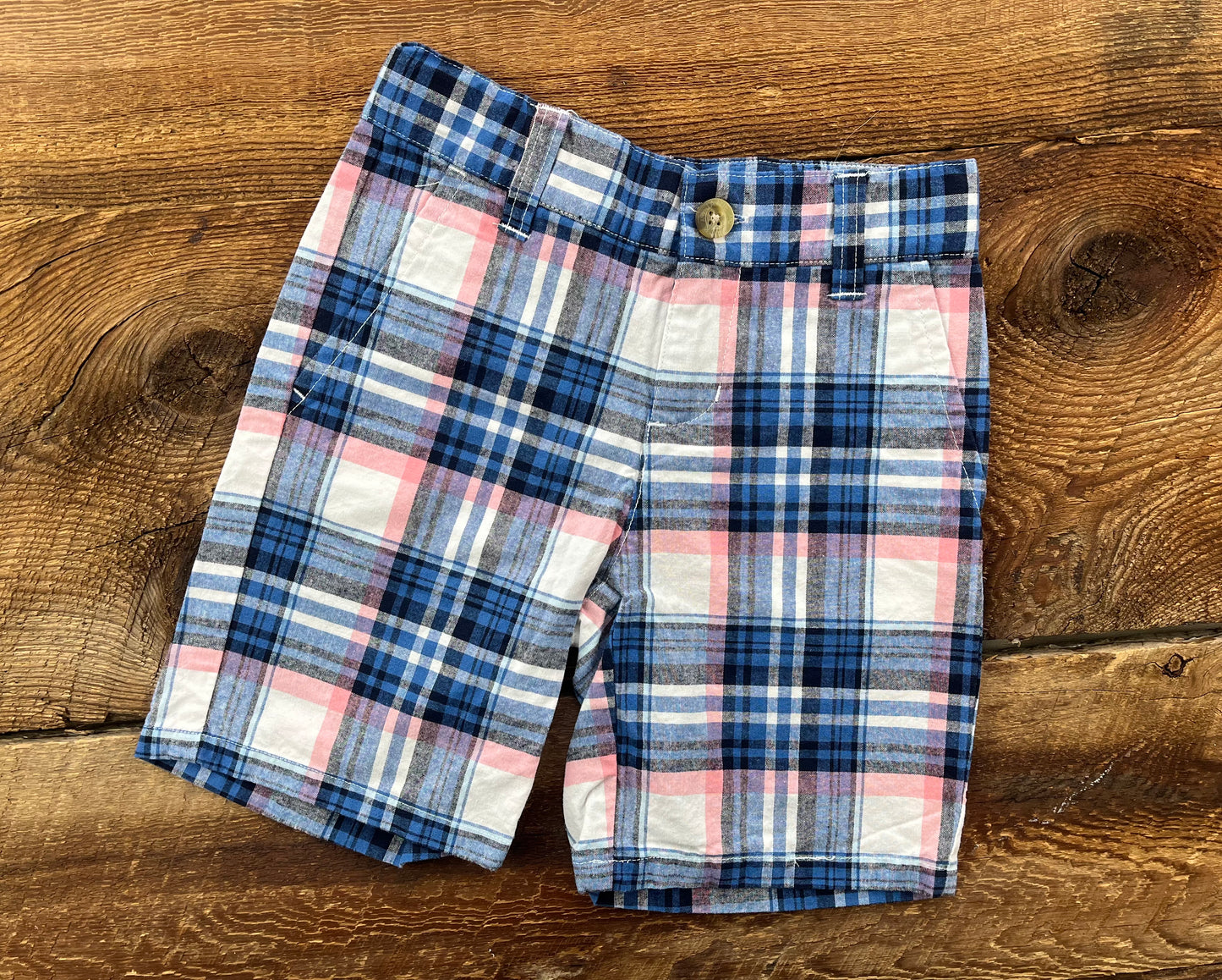 Janie & Jack 3T Plaid Short