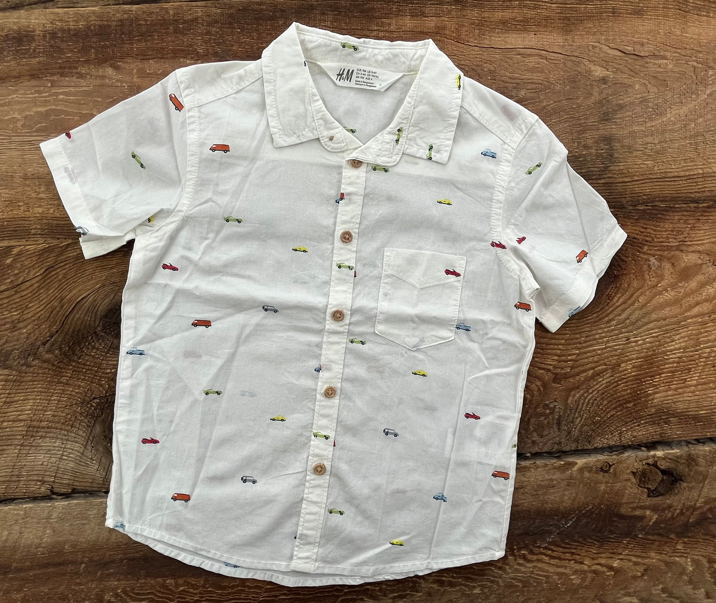 H&M 3-4Y Car Tee