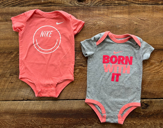 Nike 6-9M Onesie Set