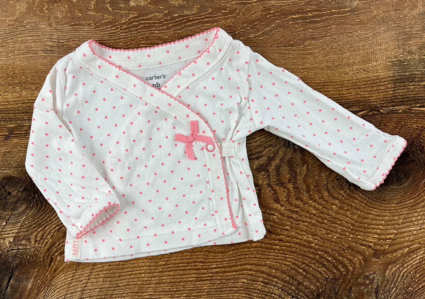 Carter’s NB Polka Dot Cardigan