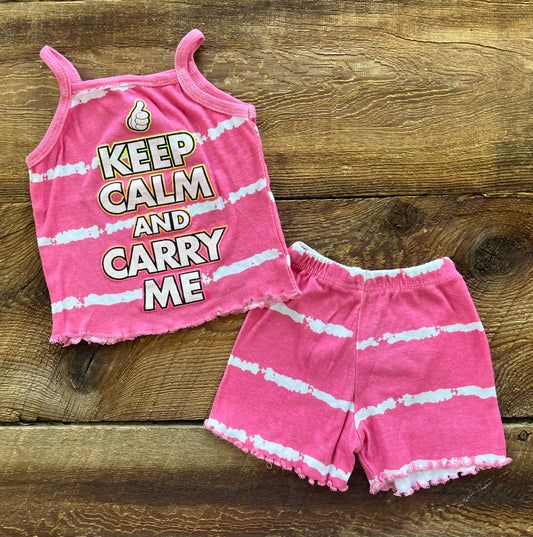 Say it with Love 6-12M Keep Calm Outfit