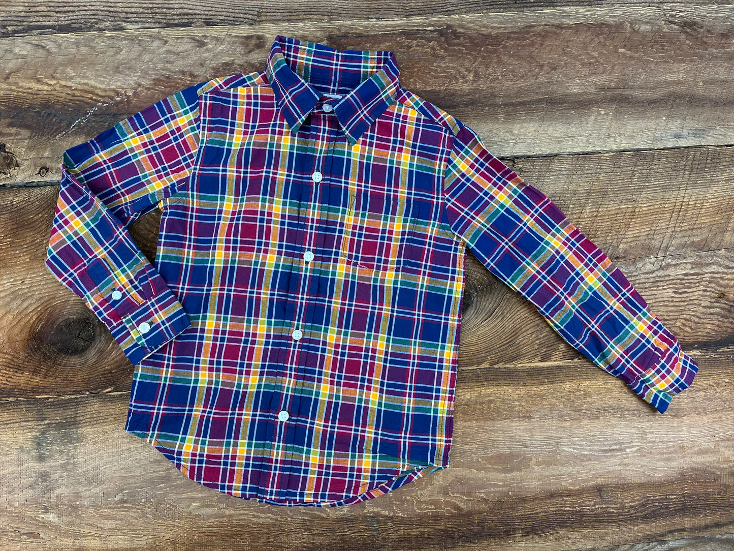 Janie & Jack 3T Plaid Shirt