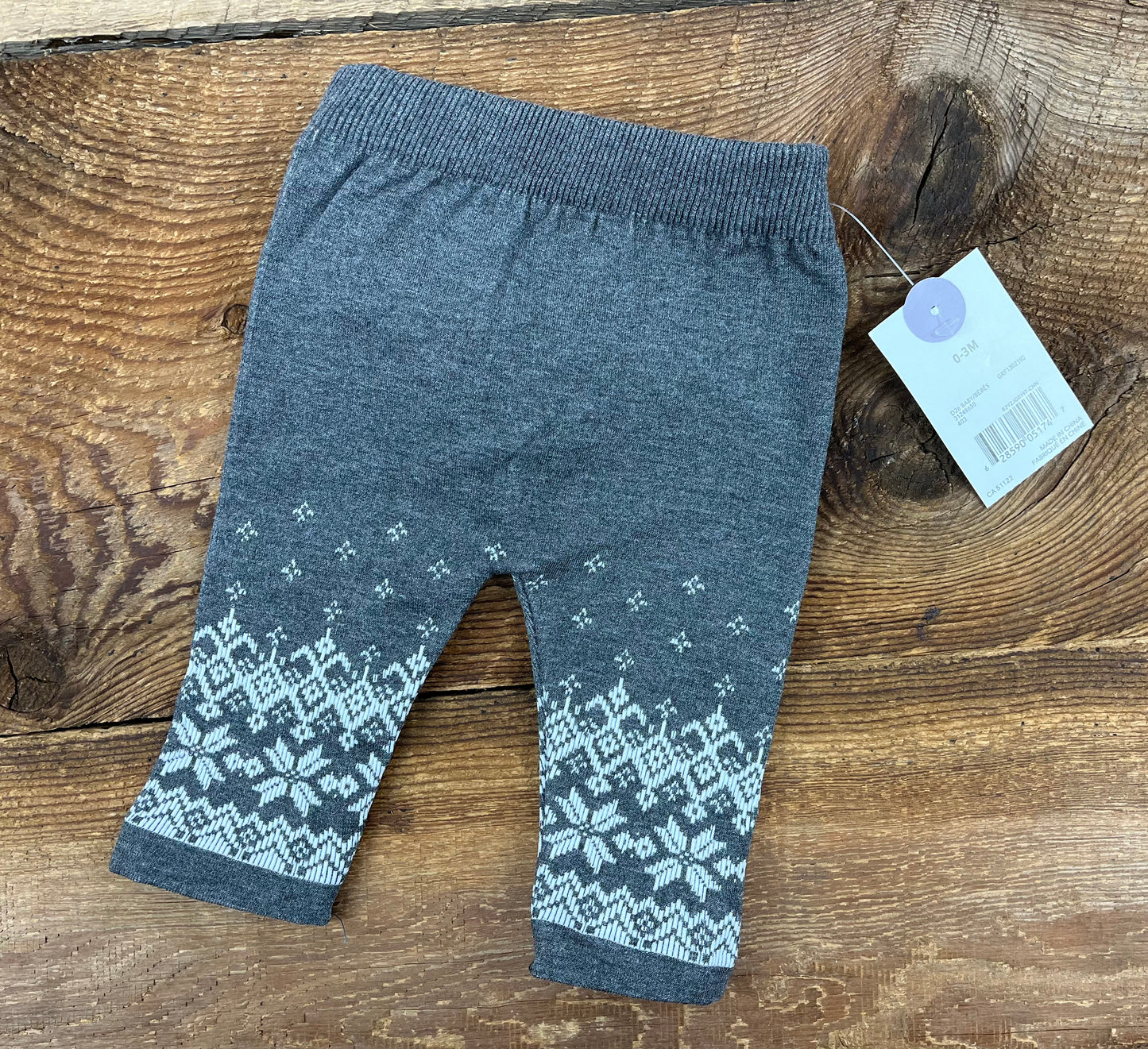 George 0-3M Snowflake Legging