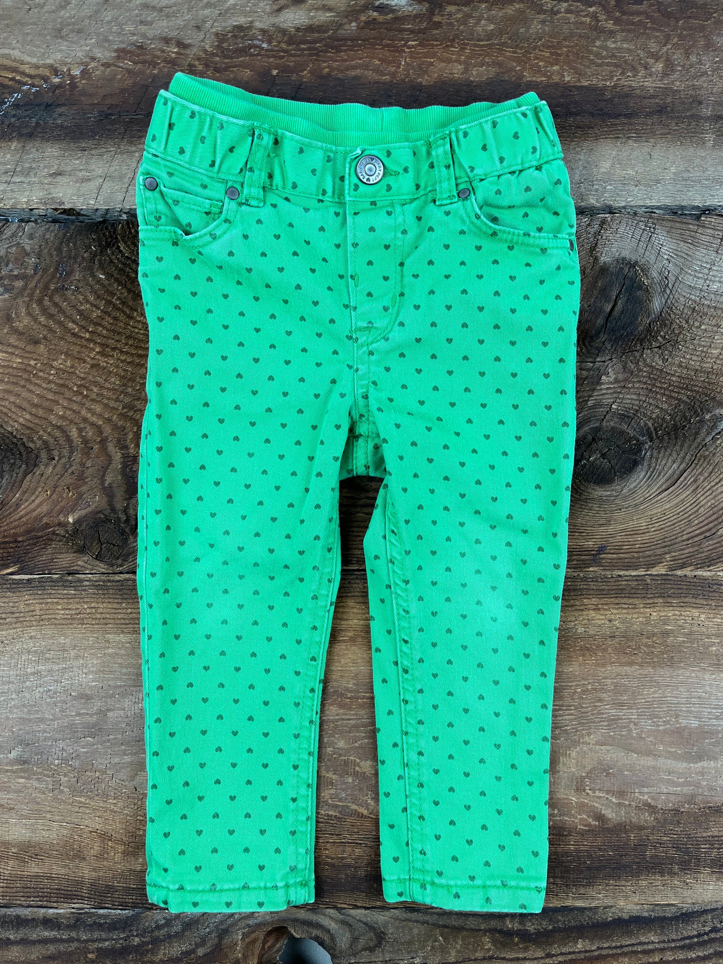 H&M 12-18M Heart Dot Jeggings