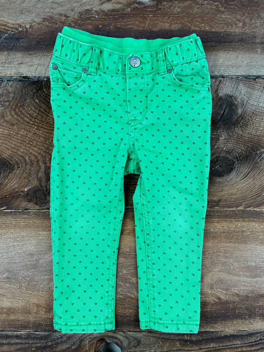 H&M 12-18M Heart Dot Jeggings