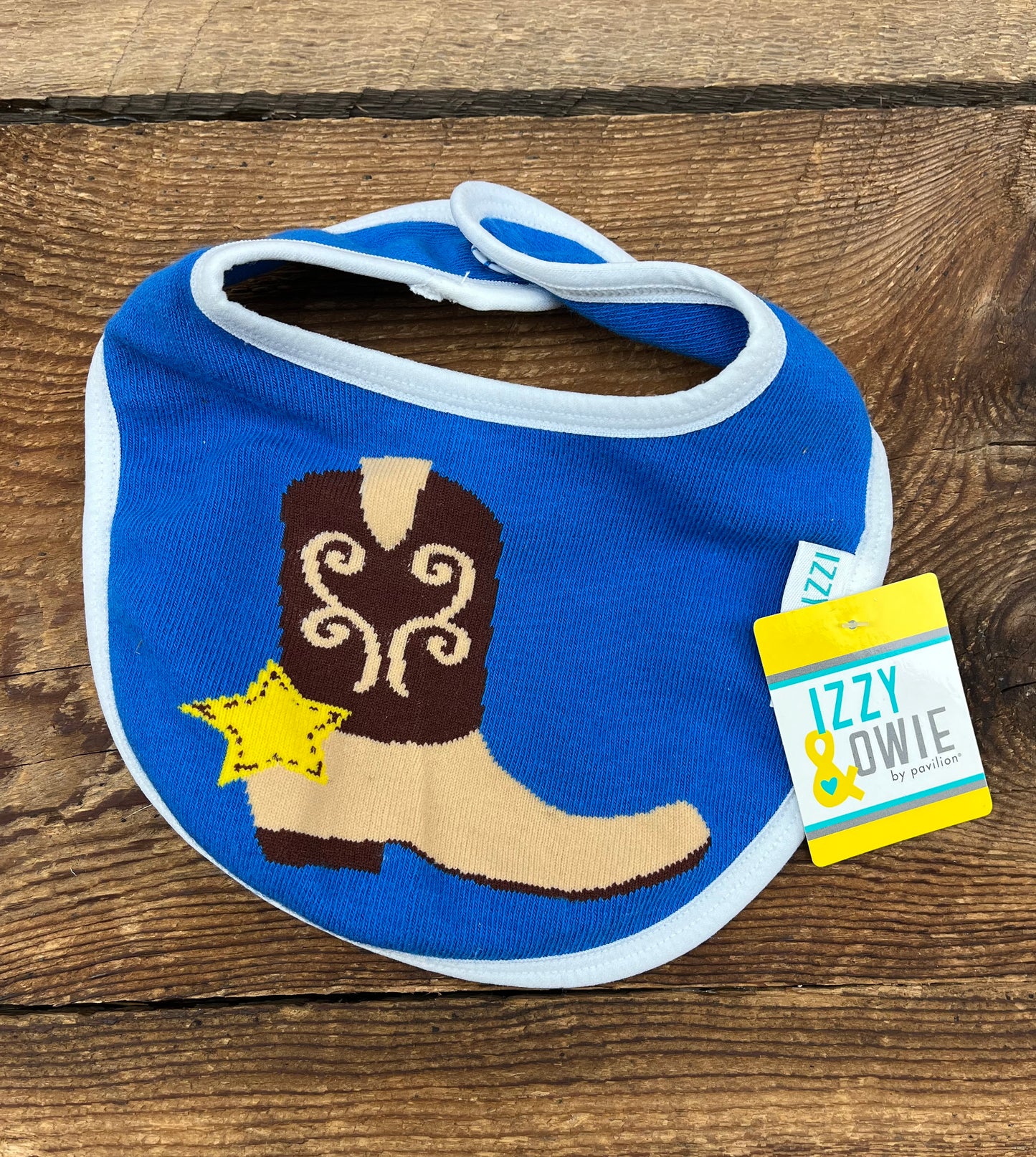 Izzy & Owie Cow boot Bib