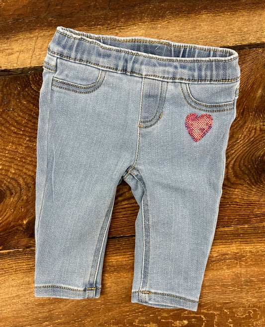 Carter’s 6M Heart Rhinestone Jeans