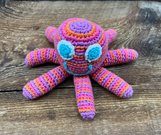 Pebble Octopus Rattle Toy