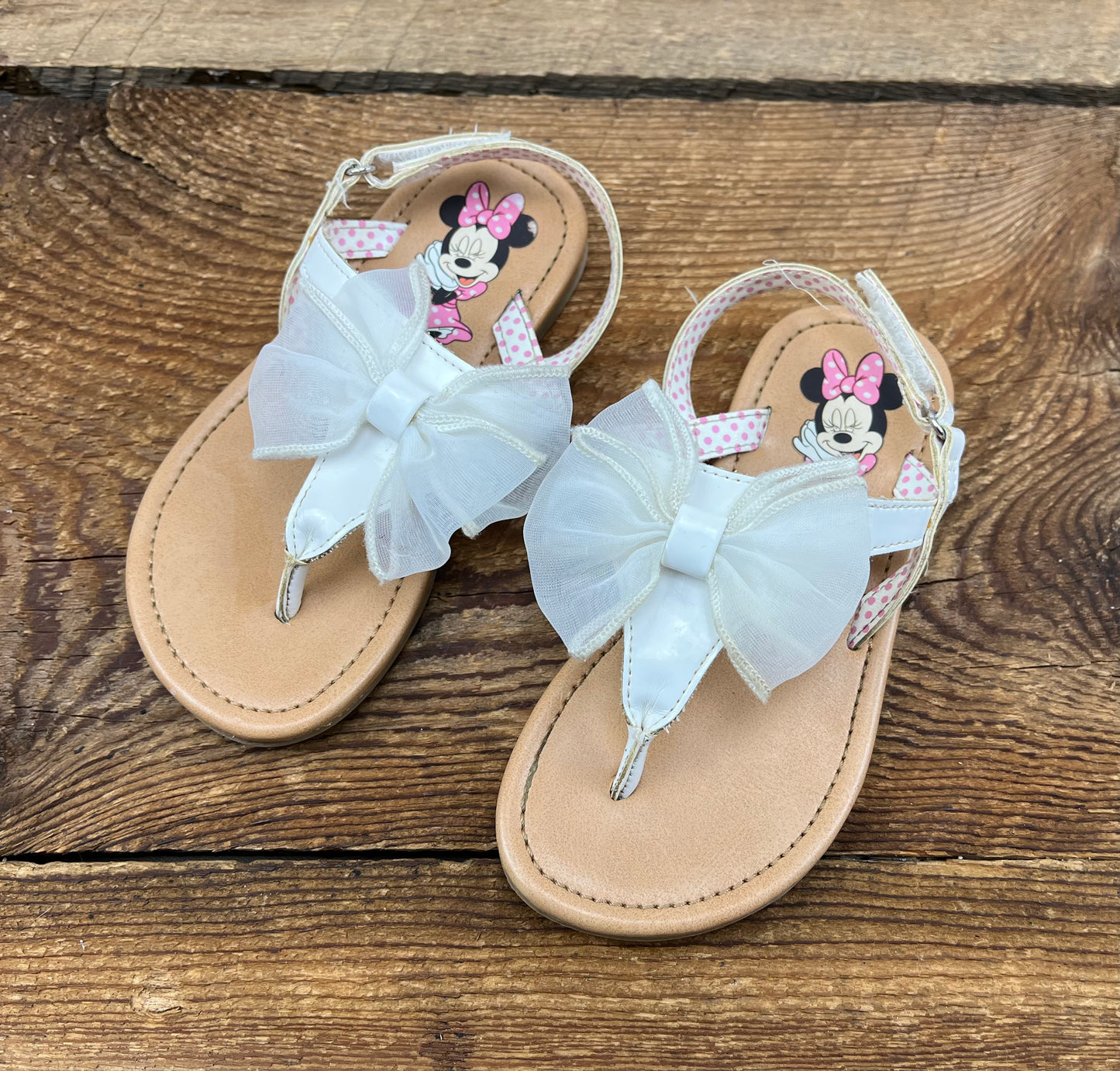 8.5T Minnie Mouse Bow Sandal