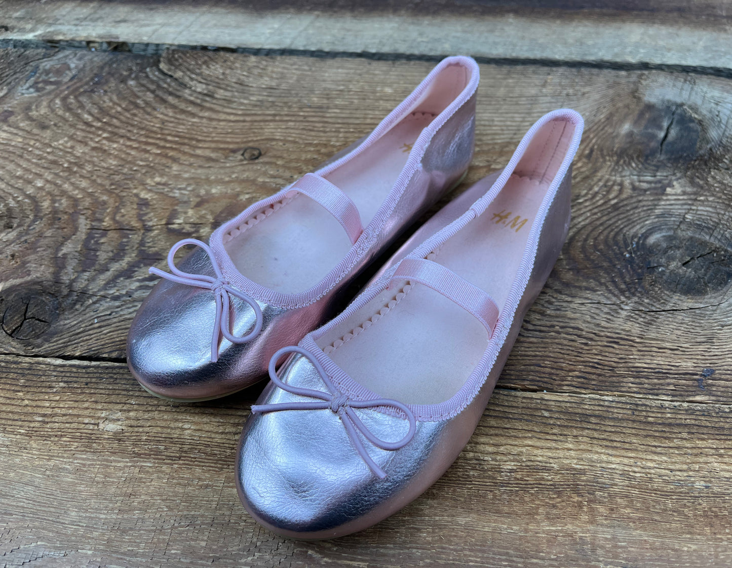 H M size 12 Ballet Flats