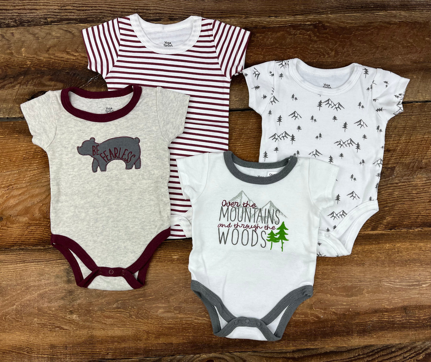 Yoga Sprout 0-3M Onesie Set