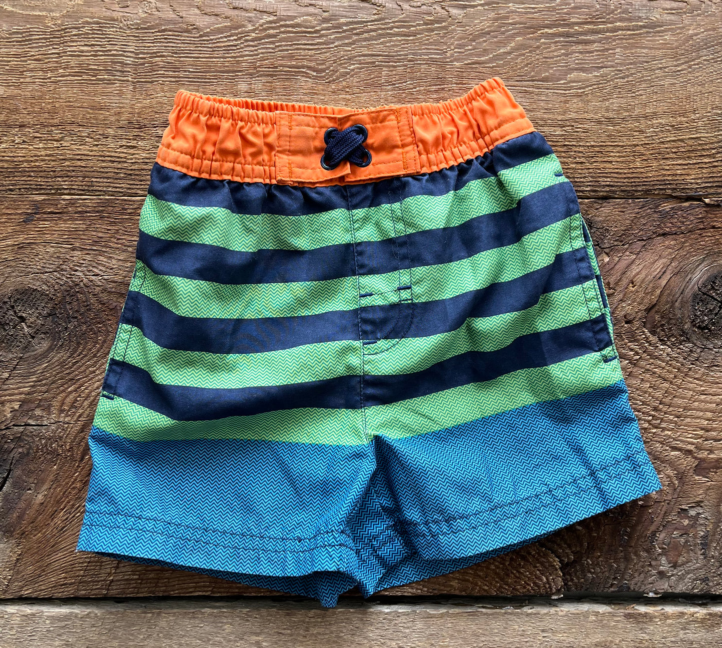 George 6-12M Striped Swim Short