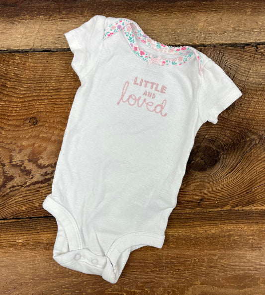 Carter’s NB Little and Loved Onesie