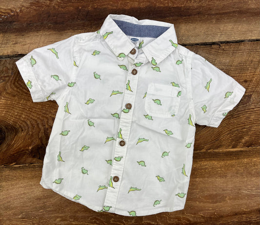 Old Navy 18-24M Dino Button up Tee