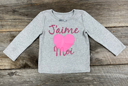 The Children’s Place 3T J’aime Moi Waffle Shirt