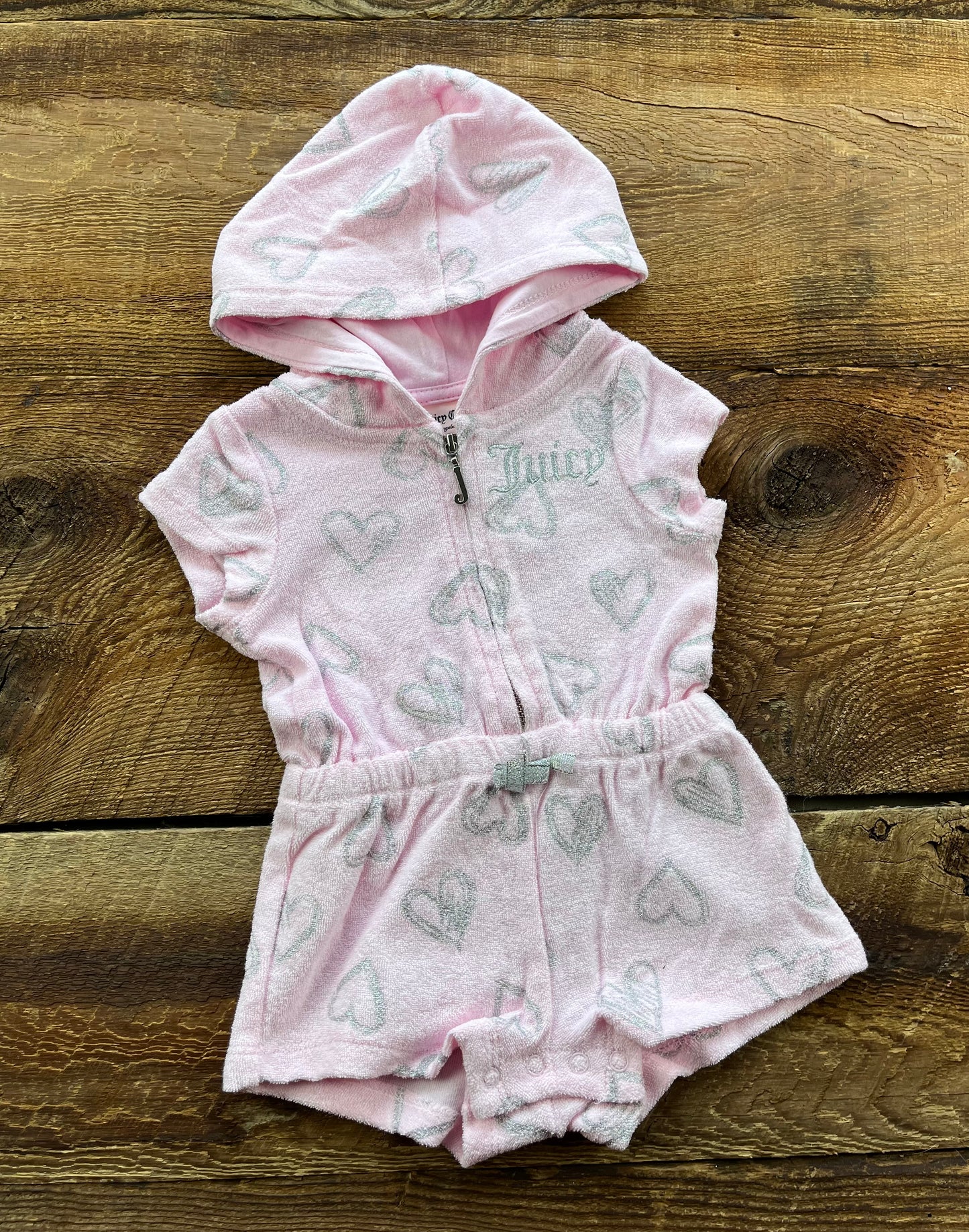 Juicy Couture 3-6M Beach Cover Romper