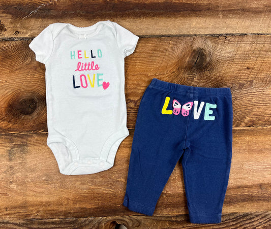 Carter’s 3M Hello little Love Outfit