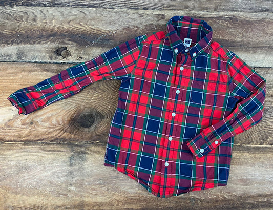 Janie & Jack 4T Plaid Button Shirt