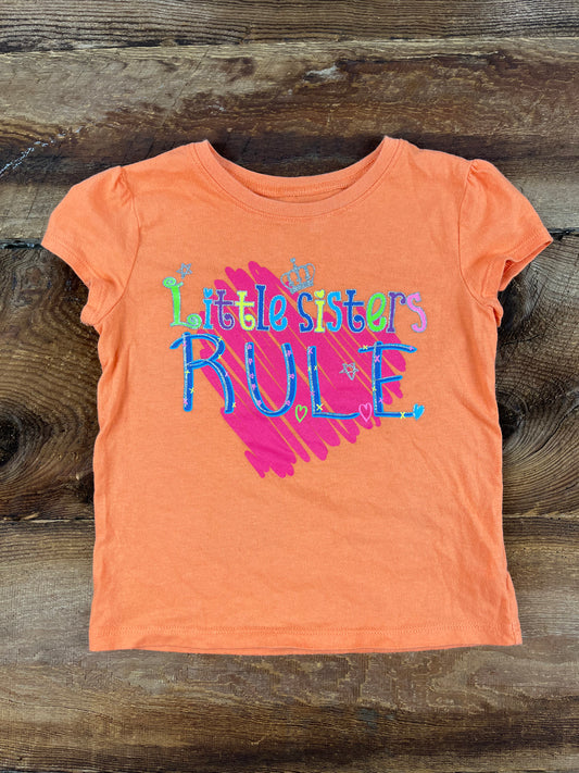 The Children’s Place 4T Little Sisters Rule Tee