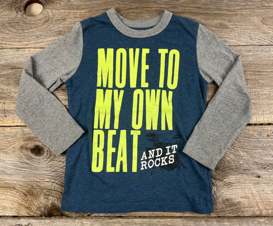 Oshkosh 6Y Move to my Own Beat Shirt