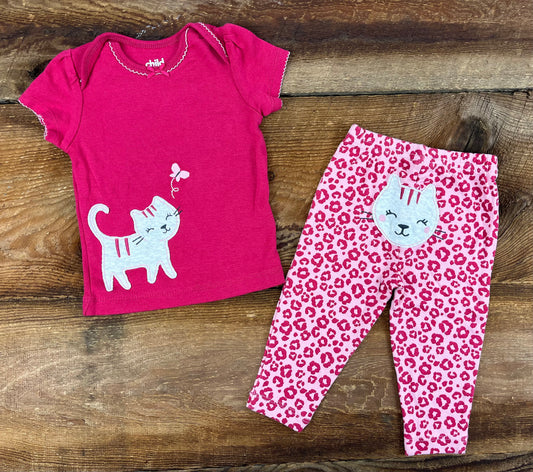 Child of Mine 3-6M Kitty Outfit