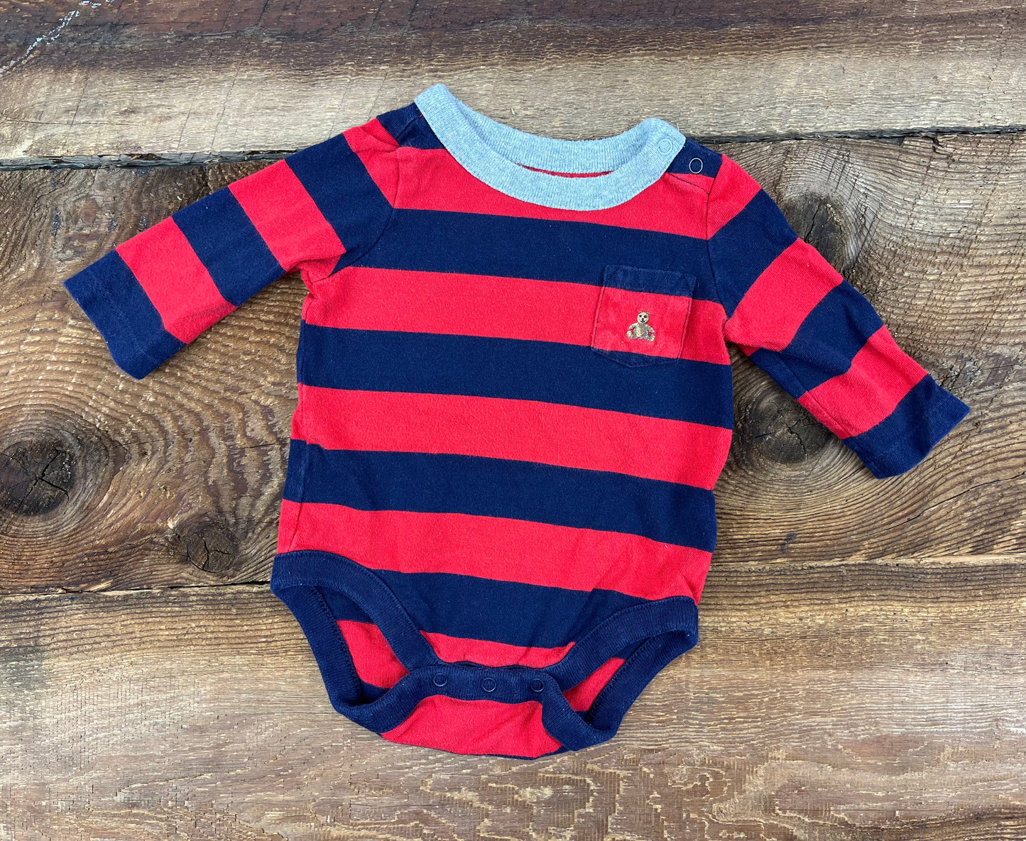 Gap 0-3M Striped Onesie