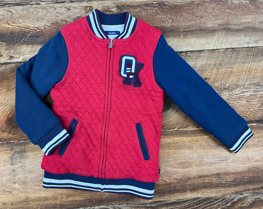 Okaidi 6Y Quilted Fleece Varsity Jacket