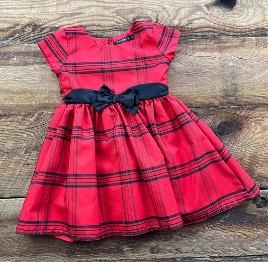 George 4T Plaid Holiday Dress