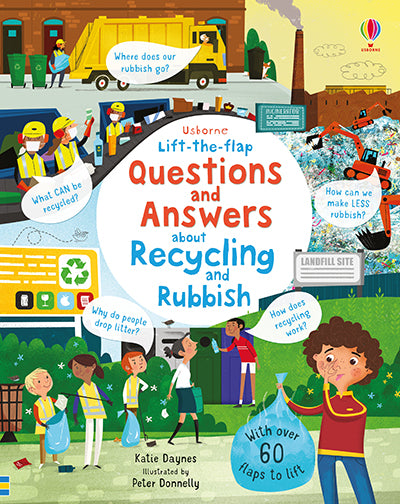 Usborne Lift-the-flap Q & A’s about Recycling & Rubbish Book