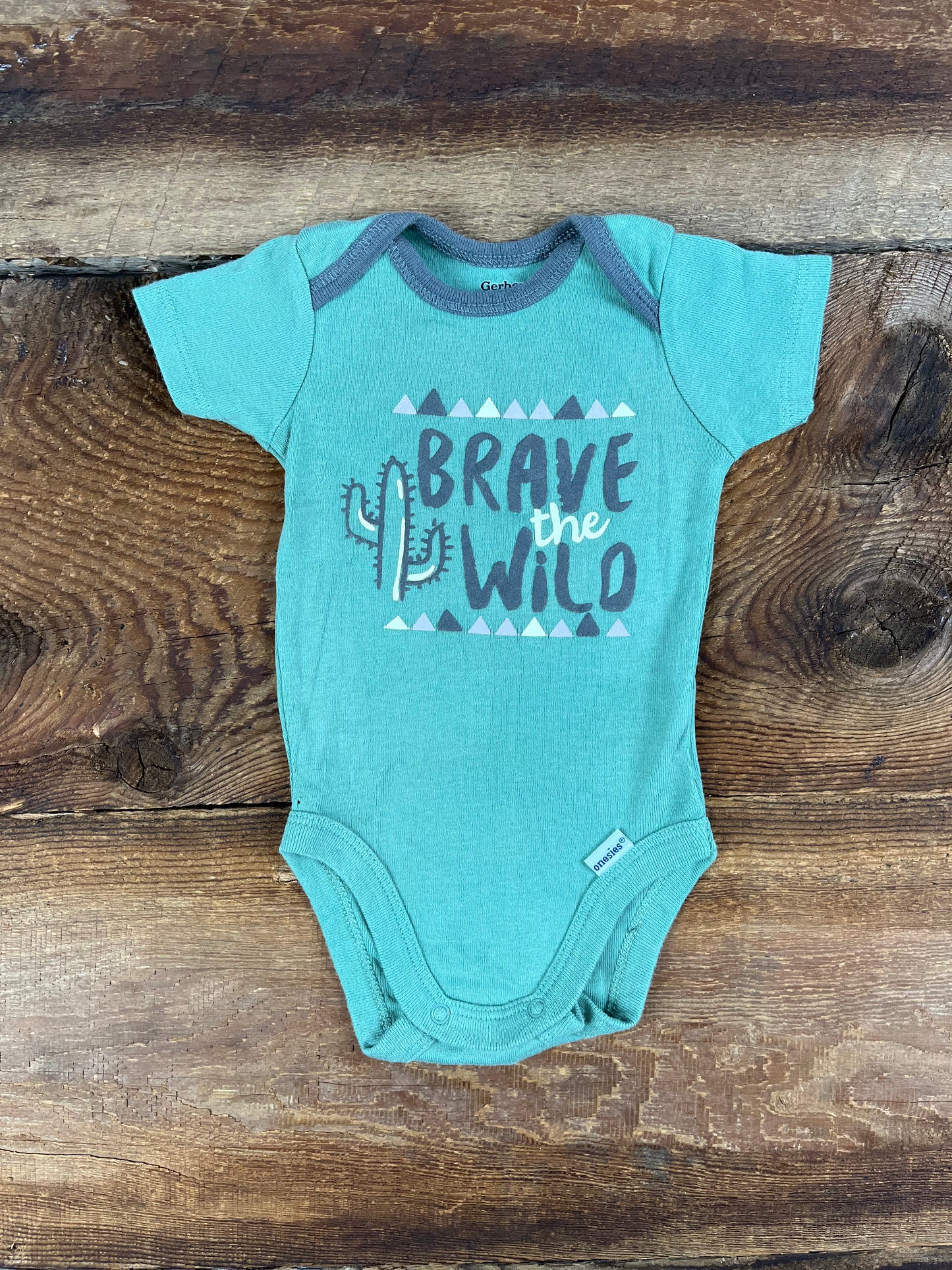 Gerber 0-3M Brave the Wild Onesie