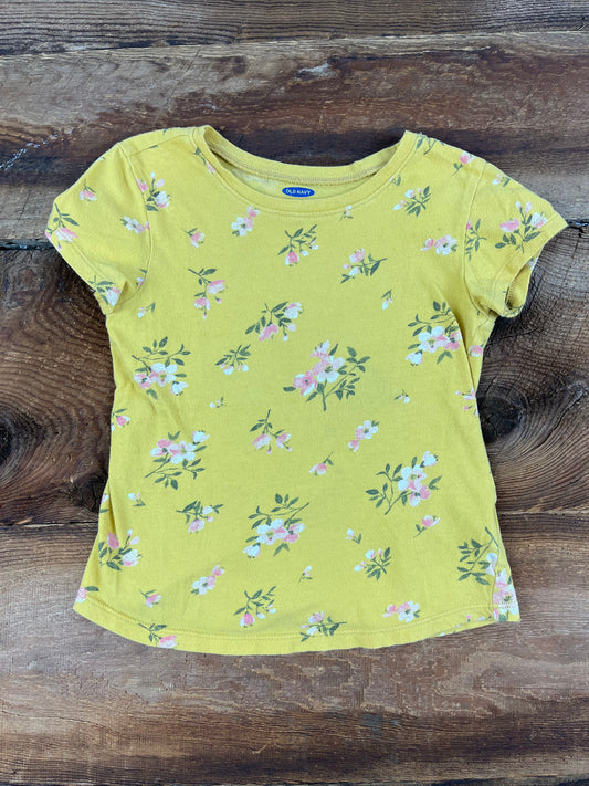 Old Navy 4T Floral Tee