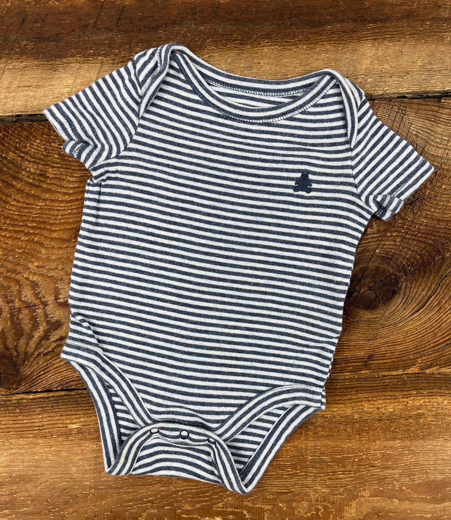 Gap 0-3M Striped Onesie