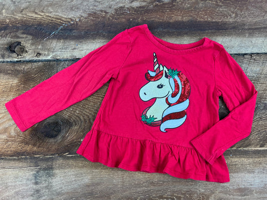 The Children’s Place 2T Holiday Unicorn Shirt